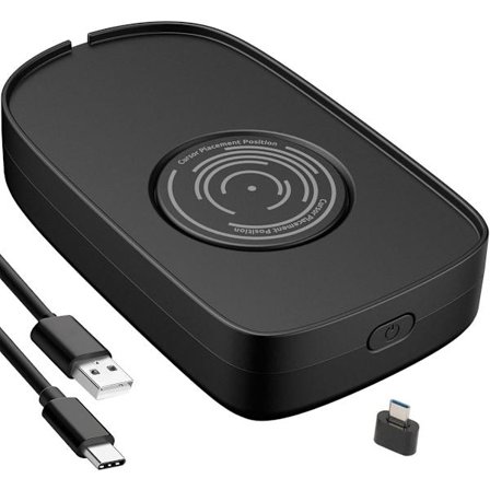 Muse Jiggler, Muse Mover, Fysisk Automatisk Musebevægelse, Hold Din PC-Skærm Aktiv, Med Drev-Fri USB-Kabel, Sort