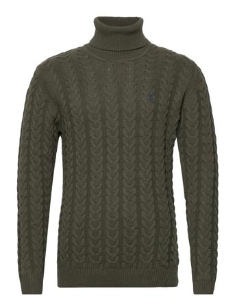 Uspa Turtleneck Knit Chase Men Knitwear Turtlenecks Grønn U.S. Polo Assn.*Betinget Tilbud