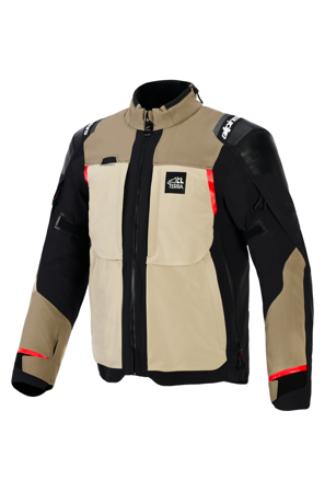 Alpinestars Andes Pro Drystar XF MC Jacket Walnut/Aluminum 4XL