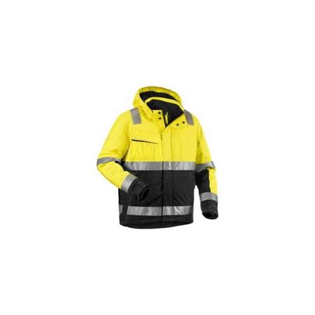 Blåkläder 4870198733994XL Hi-vis jakke Høj synlighed gul/sort, vinter Hi-Vis gul/sort, Tøj