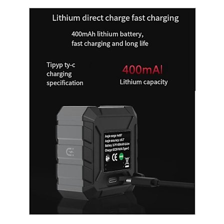 Sw101a Vinkelmåler 360 Graders Mini Elektronisk Digital Vinkelmåler Inklinometer Vinkelfinner Målemåler