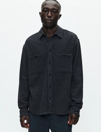 WOOD WOOD Wwcooper Shirt 25276 - Grey - L