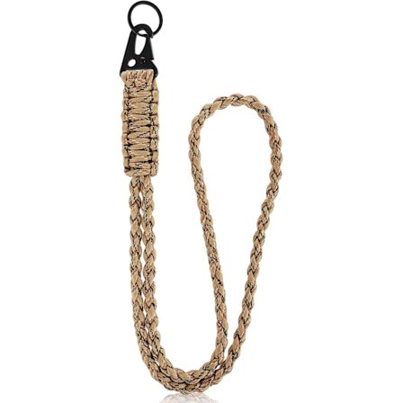 Paracord-ranneke, tukeva avaimenperän ranneke, punottu pilli, ranneke, kaulahihna avaimille, henkilökortille, korttikotelolle, puhelimelle