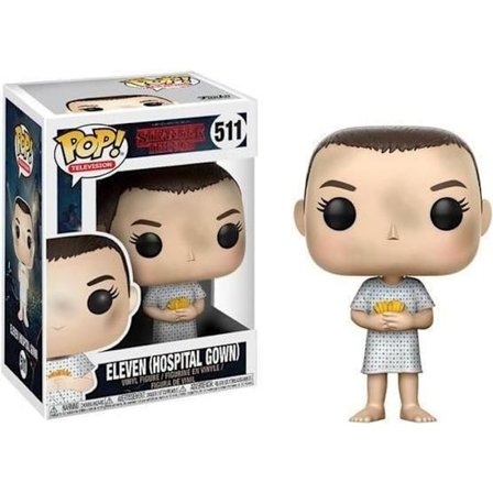 Funko pop! Stranger Things: Eleven Hospital Gown - FUNKO - Pop! Vinyl - 9 cm - Hvid