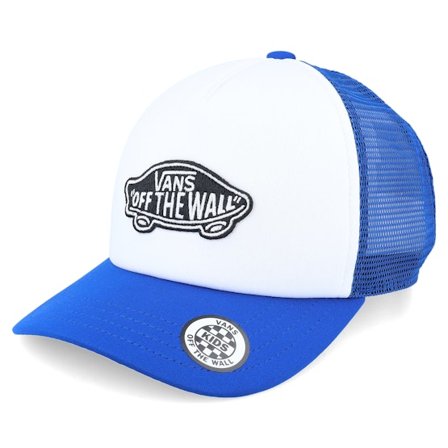Kinder Vans - Weiss trucker Cap - Classic Patch White/Royal Blue Trucker @ Hatstore