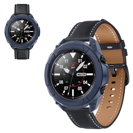 Samsung Galaxy Watch 3 (45 mm) - TPU-ram - Midnattsblå