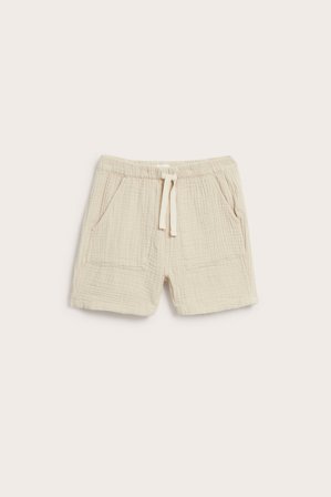 Newbie | Vävda shorts Offwhite 104 | Offwhite