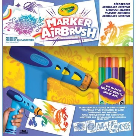 Colorful Spray Factory - CRAYOLA - Marker Airbrush-spruta - Ålder 6+