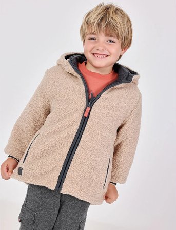 Boboli Reversible Parka - Beige - 98