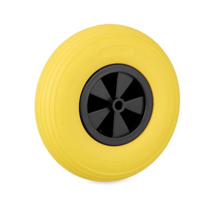 Pyörä kottikärryyn 3.50-6 keltainen/musta