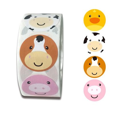 500 tarraa tarrat - Eläinaihe - Sarjakuva