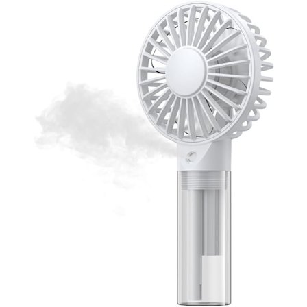 Bærbar Mist Fan - Genopladelig Håndholdt Personlig Spray Vandtåge Fan 32ml Vandtank Mini Kølende Håndfans til Rejser, Udendørs