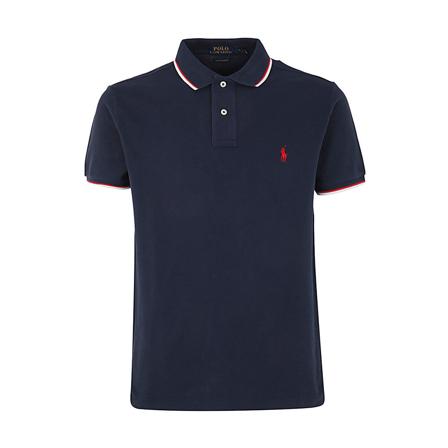 Polo Ralph Lauren, Knit Polo Shirt Niebieski, Mężczyzna, Rozmiar: M