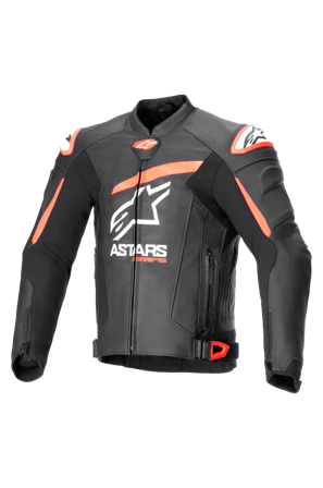 Alpinestars GP Plus R V4 Airflow Läder MC-Jacka Svart/Röd/Fluo Vit 52