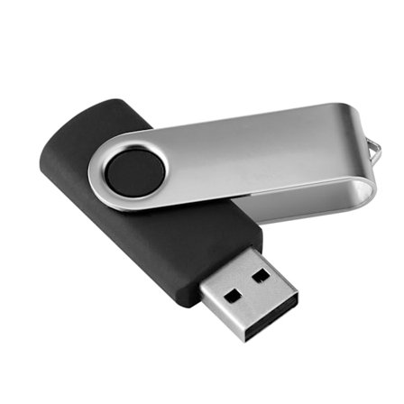 Roterbar USB 2.0-minne med godisfärger, tummenhet, flash-enhet, U-skiva (svart, 16 GB)