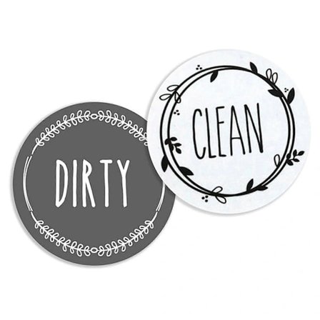 Køleskabsmagnet Dobbeltsidet Magnet Opvaskemaskine Skilt DIY Sølv Magnetisk Plade Til Køkkenorganisation Og Opbevaring Sort Hvid