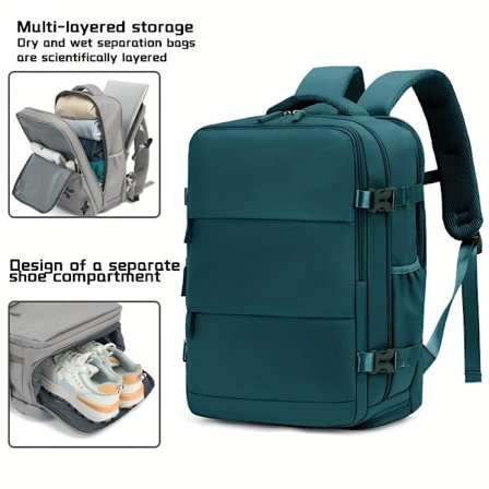 Rejserygsæk, letvægts 40L rygsæk