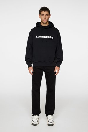 J.Lindeberg - Callan Hoodie - Black - Man - L