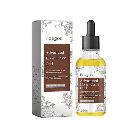 Hoegoa rosmarin hårvård essentiell olja reparerar torra och frissiga hårtoppar, medan rosmarin ger näring och återfuktar hårvård essentiell olja