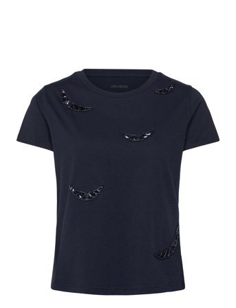 Zadig & Voltaire Alys Hc Embroidery Wings - Navy - M