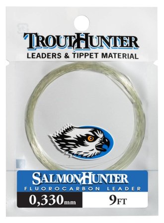 Trout Hunter SalmonHunter Fluorocarbon Tapered Leader 9ft - 0,370 mm