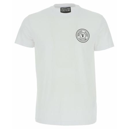 Versace Jeans Couture, T-Shirts Wit, Heren, Maat:XL