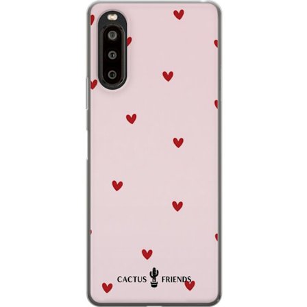 Yhteensopiva Puhelinkuori Sony Sony Xperia 10 II Cactus and Friends – HeartSprinkle