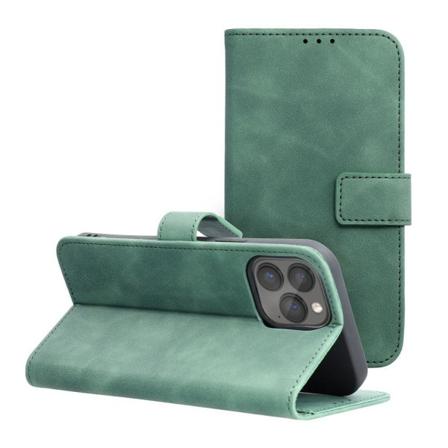 iPhone 14 Pro lompakkokotelo Tender Eco-nahka vihreä