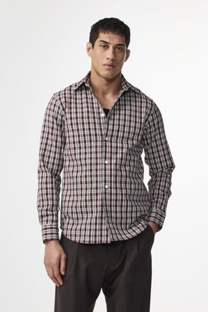 NN.07 Colby 50007 Shirt Male Red Organic Cotton