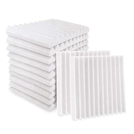 12 stk. akustisk skumplade, studio kileflise, akustisk skumlydisolerende studiebehandlingsvægpanel, osv.