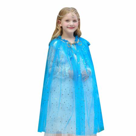 Prinsesskappa För Små Flickor Cape Dark Blue S
