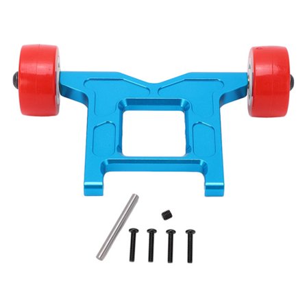 RC Porøs Bakre Anti Rulle Hjul Head Up Hjul for Arrma Granite for Typhoon 1/10 RC Bil Blå