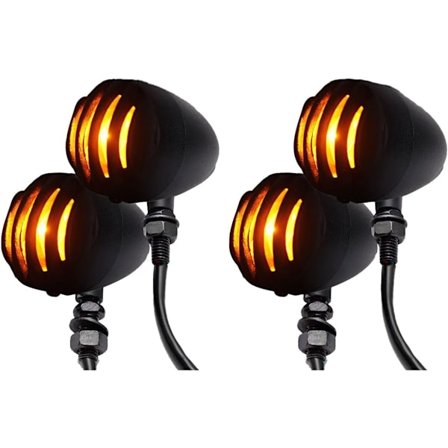 2 Par Universal Motorcykel Blinklys Custom Pære Kugle