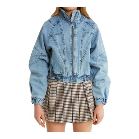 Catwalk - Jeansjackor - Blå - Dam - Storlek: S, Dam, Storlek: S
