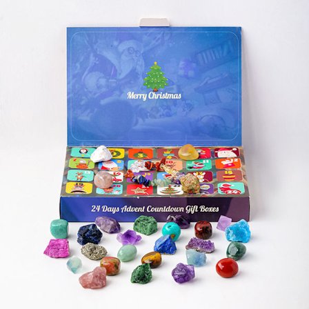 24-roms mineral poke blind box julekalender gaveeske for barn 2 2