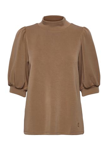 21 The Puff Blouse Blouses Short-sleeved Ruskea My Essential Wardrobe