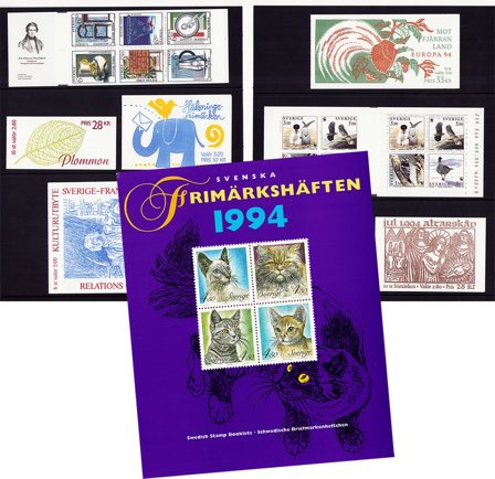 Sverige - Årsmappe 1994 - Hæfter - Postfrisk