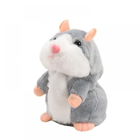Elektronisk snakkende hamsterleketøy Dyreleker gjentar det du sier Mimikk Kjæledyr Elektronisk kjæledyr Snakkende plysjvenn Mus Snakkende hamster 