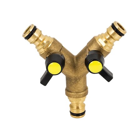 Haveslange Splitter - Hane Adapter med Y Splitter til Connec