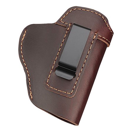 Amazon Cowhide Outdoor Tactical Glock G17 bärbar midja hängande pistolhölster Läder Osynligt Quick Pull-hölster