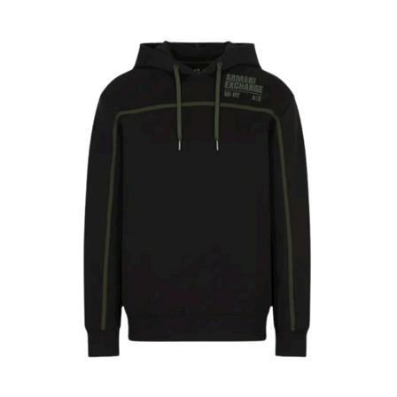 Armani Exchange, Hoodies Zwart, Heren, Maat:XL