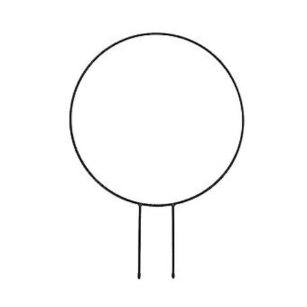 Metal Plantestativ Støtte Tråd Dekorative Planter Klatrestativ Holder til Potteplanter Blomster Indendørs (Rund)