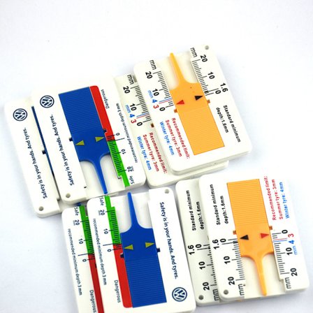 10 st Däckdjupmätare för Bilhjul 0-20mm Däckmönsterdjupmätare Djupindikatormätare Motorcykel Trailer Lastbil Mätverktyg