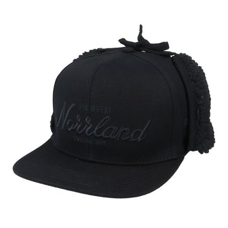 SQRTN - Svart earflap Keps - Östersund All Black Ear Flap @ Hatstore