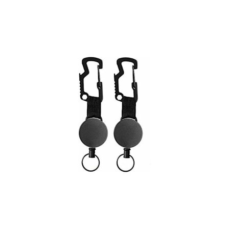 Tilbageholbar badgeholder-rulle, nøglering, badge-rulle, multiværktøjskarabinhage, badgeholder-klip, tilbagetrækkelig rulle, tilbagetrækkelig 