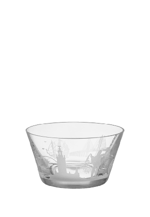 Orrefors Skål Sweden Serveringstillbehör Transparant H: 7.5cm