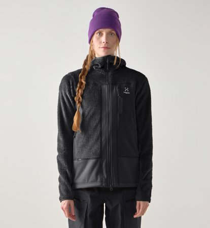Haglöfs Vassi Mid Hood Women True Black - Damen - - L