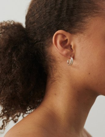 Pernille Corydon Poetry Hoops - Gold - ONE SIZE