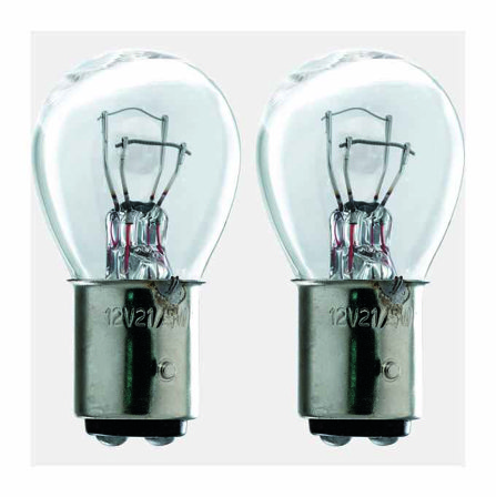 Glödlampa BAY15d 12 V 21/5 W 2 st. - Biltema