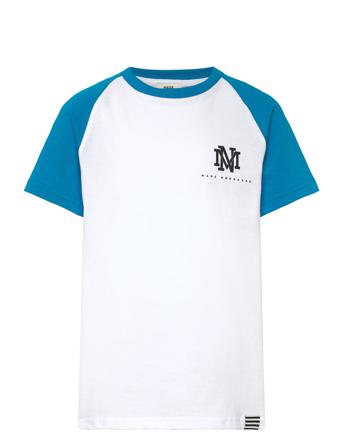Single Thorlino Raglan Tee Tops T-shirts Short-sleeved White Mads Nørgaard